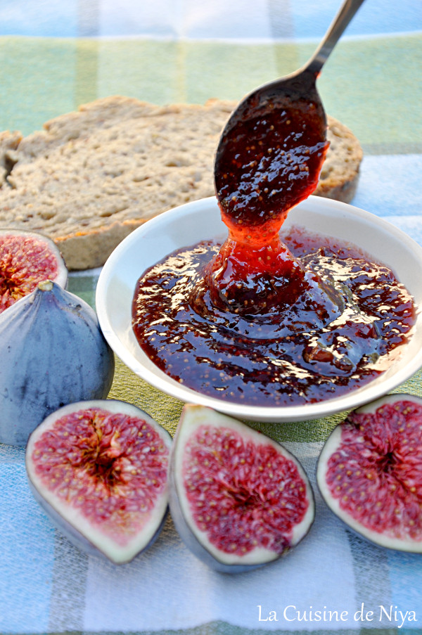 La Cuisine de Niya - Confiture de figues et gingembre